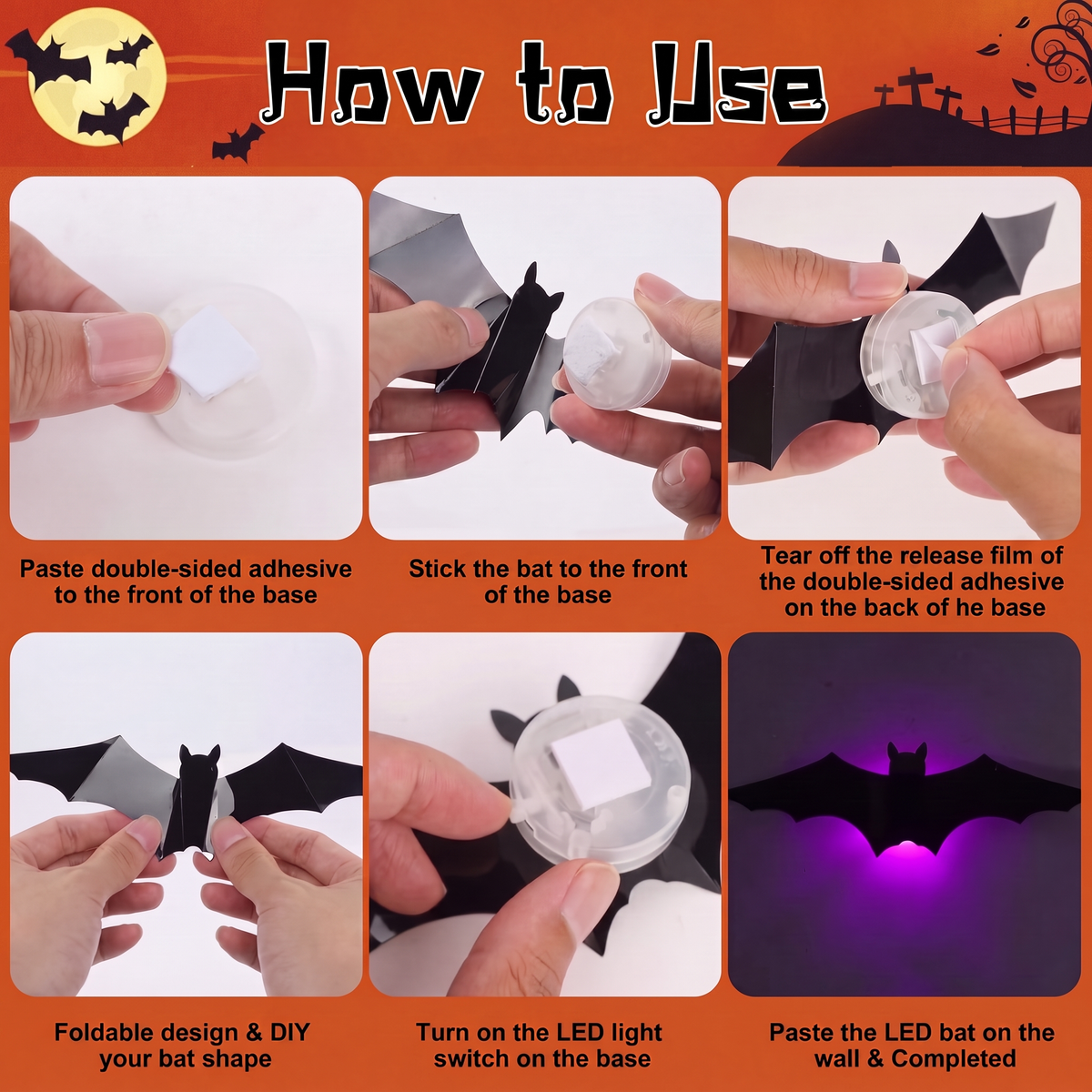 Batlight™ Spooky LED Wall Light